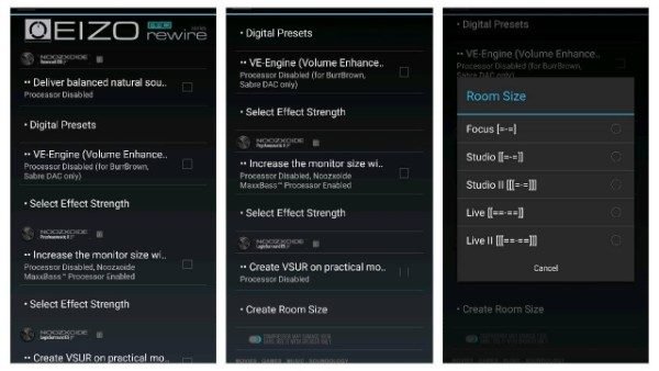 قم بتثبيت وفتح تطبيق Noozxoid EIZO-rewire PRO على هاتف Android الخاص بك