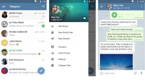 แอพ Android ของ Telegram ติดอันดับ 