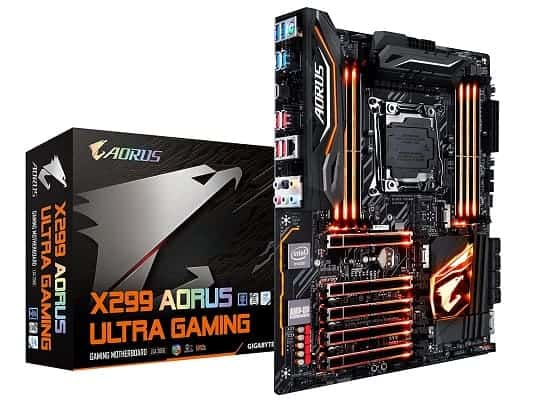 اللوحة الرئيسية Gigabyte X299 AORUS Ultra Gaming